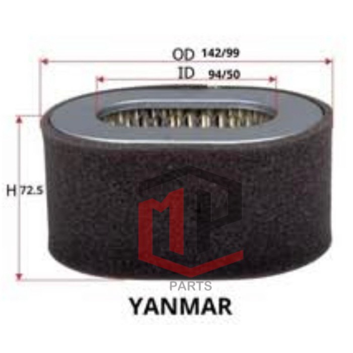 Filter Udara Yanmar 5 KVA YDG 5001 SE Saringan Udara Genset Yanmar