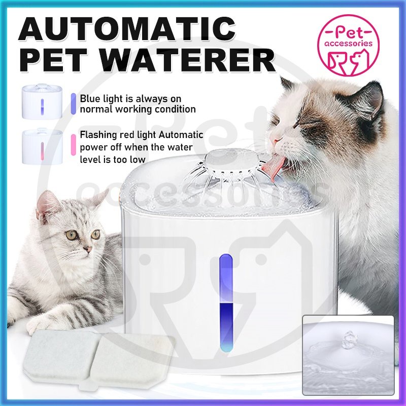 Pet Water Dispenser Tempat Minum Kucing Dispenser Kucing Otomatis 3L Water Feeder Air Mancur