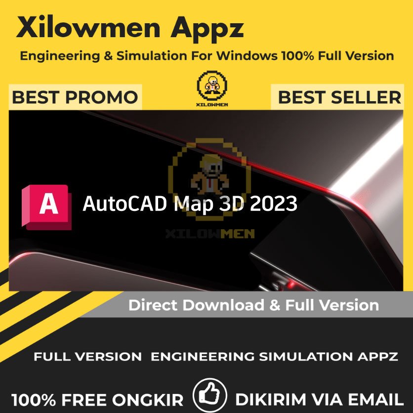 [Full Version] Autodesk AutoCAD Map 3D 20 Pro Engineering Software Lifetime Win OS