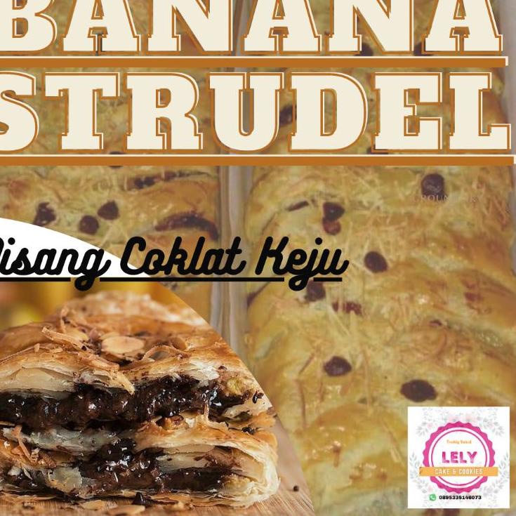 

✥ PROMO!!! BANANA PISANG STRUDEL PISANG KEJU COKLAT PASTRY HOMEMADE MURAH ENAK ✬