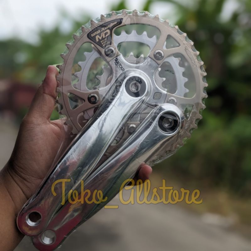 Crank Suntour XC Pro 42t 32 20 Sepeda Federal Vintage Touring hybrid japan xcpro powering MD triple 