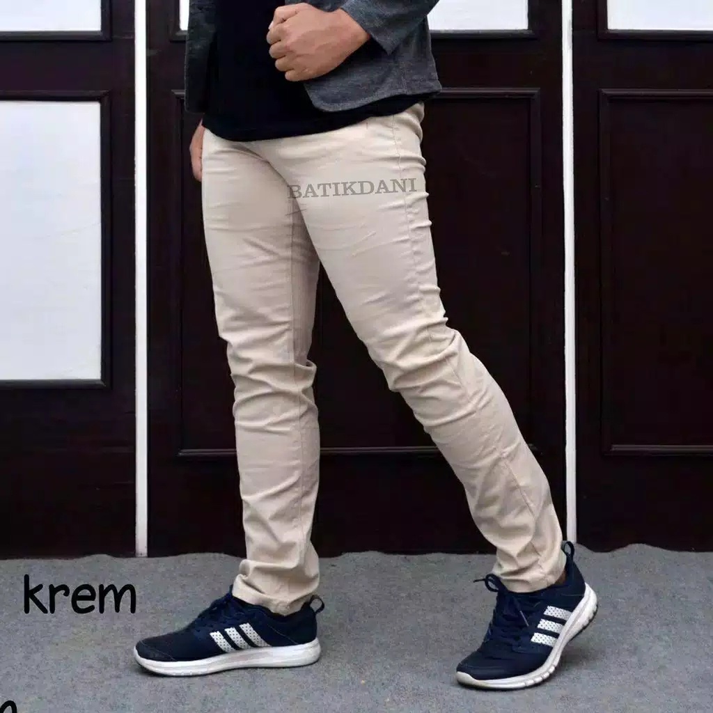 CELANA PRIA CHINO Slim fit Panjang Kerja kantor Santai Liburan Cowok Gentleman Boy by raf officiall