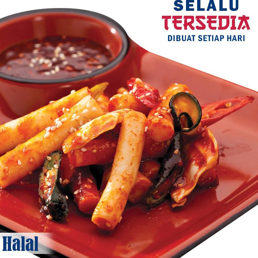 

☝ PLAZA KOREA TTEOKBOKKI 400 GR + SAUCE FRESH - TTEOK TOPOKKI TOKPOKI KOREAN FOOD RICE CAKE KUE BERAS KOREA ♦