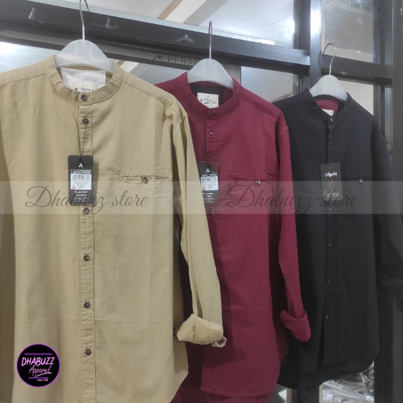 [ RS ] BAJU KEMEJA KOKO KEMKO PRIA LENGAN PANJANG FULL KANCING AGERA TERBARU 2023