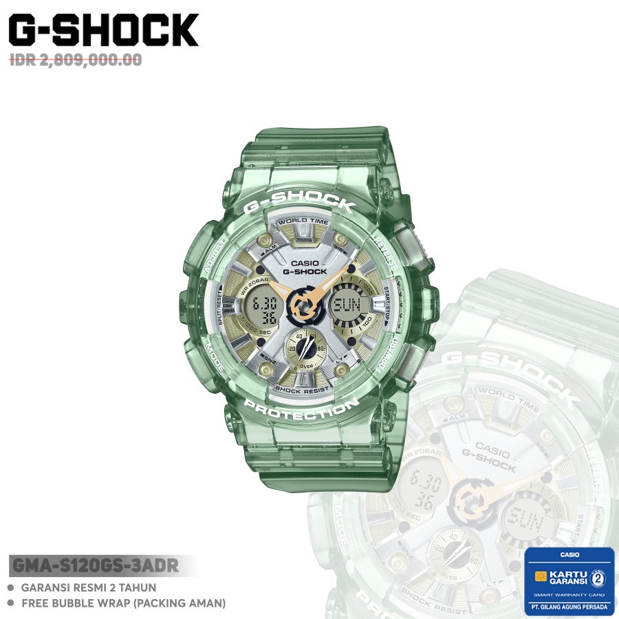 Casio G-shock GMA-S120GS-3ADR Original