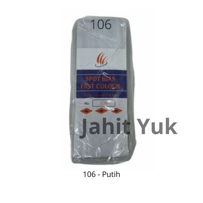 Terlaris Bisban Satin Polos / Satin Bias Tape / Bisban Satin Tape