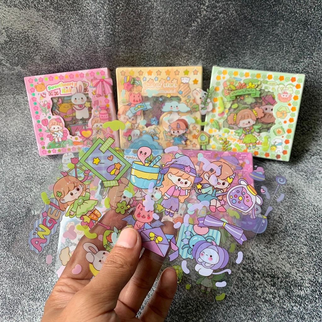 

MG 1PCS STICKER MOMO KARAKTER LUCU STICKER WATERPROOF