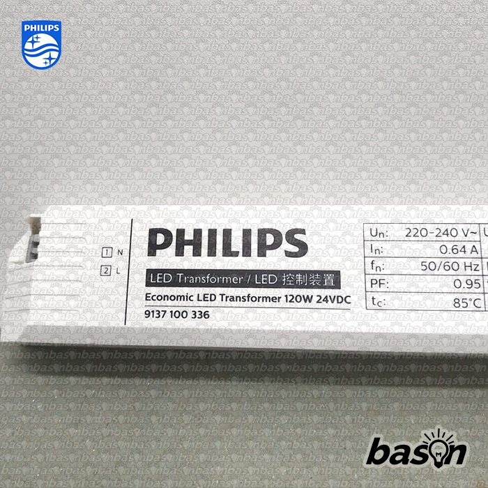 PHILIPS Economic LED Transformer 120W 24VDC - untuk PHILIPS LED Strip