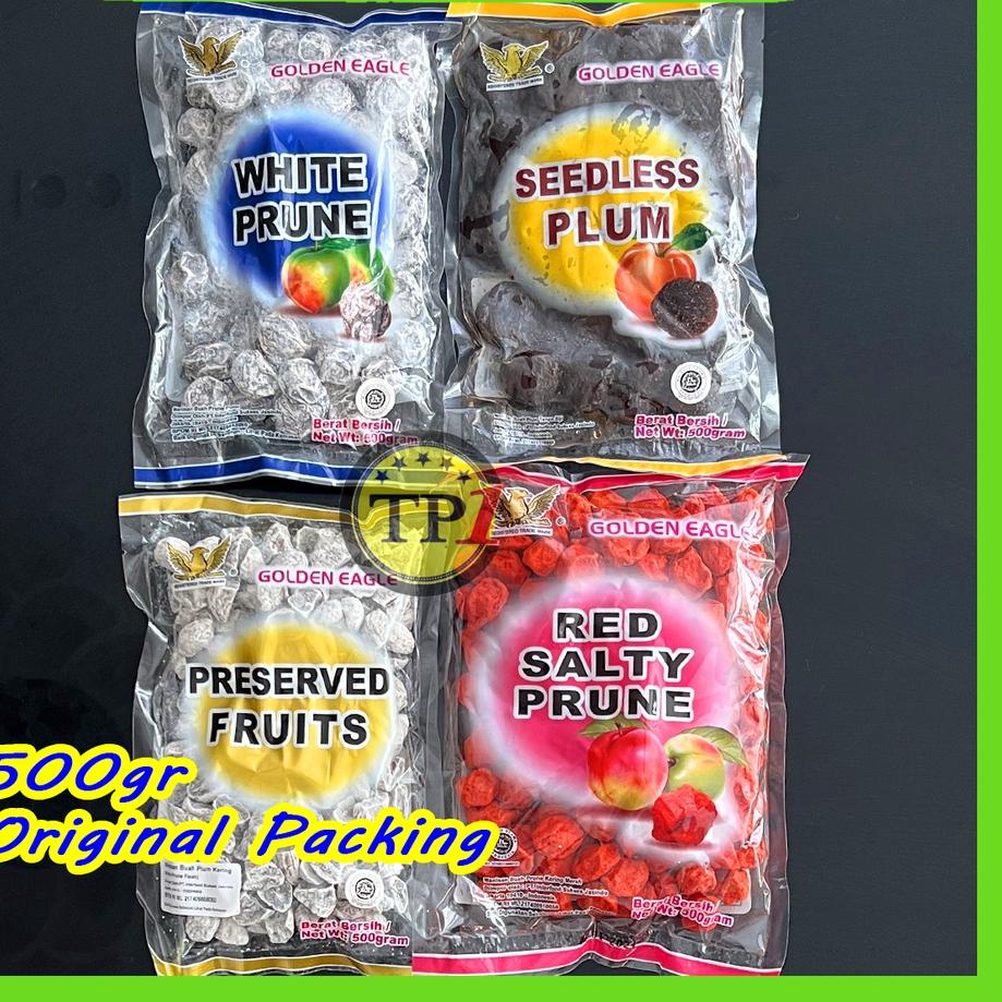 

۩ Golden Eagle Manisan buah kiamboi kiamboy plum merah putih 500g ➷