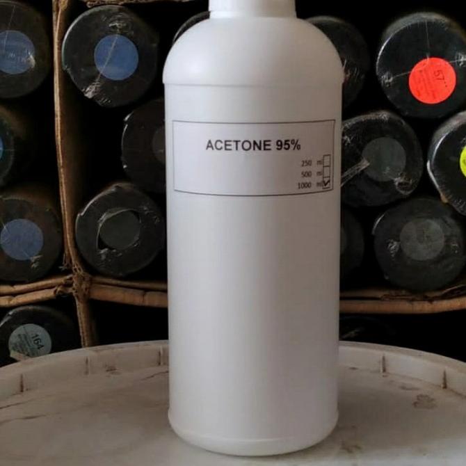 BEST SALES ASETON ACETONE 95% PEMBERSIH KUTEK KUKU 1 LITER LIMITED EDITION