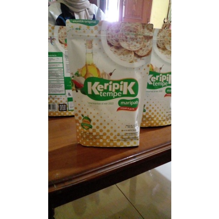 

Keripik Tempe Maripah Rasa original isi 75gr