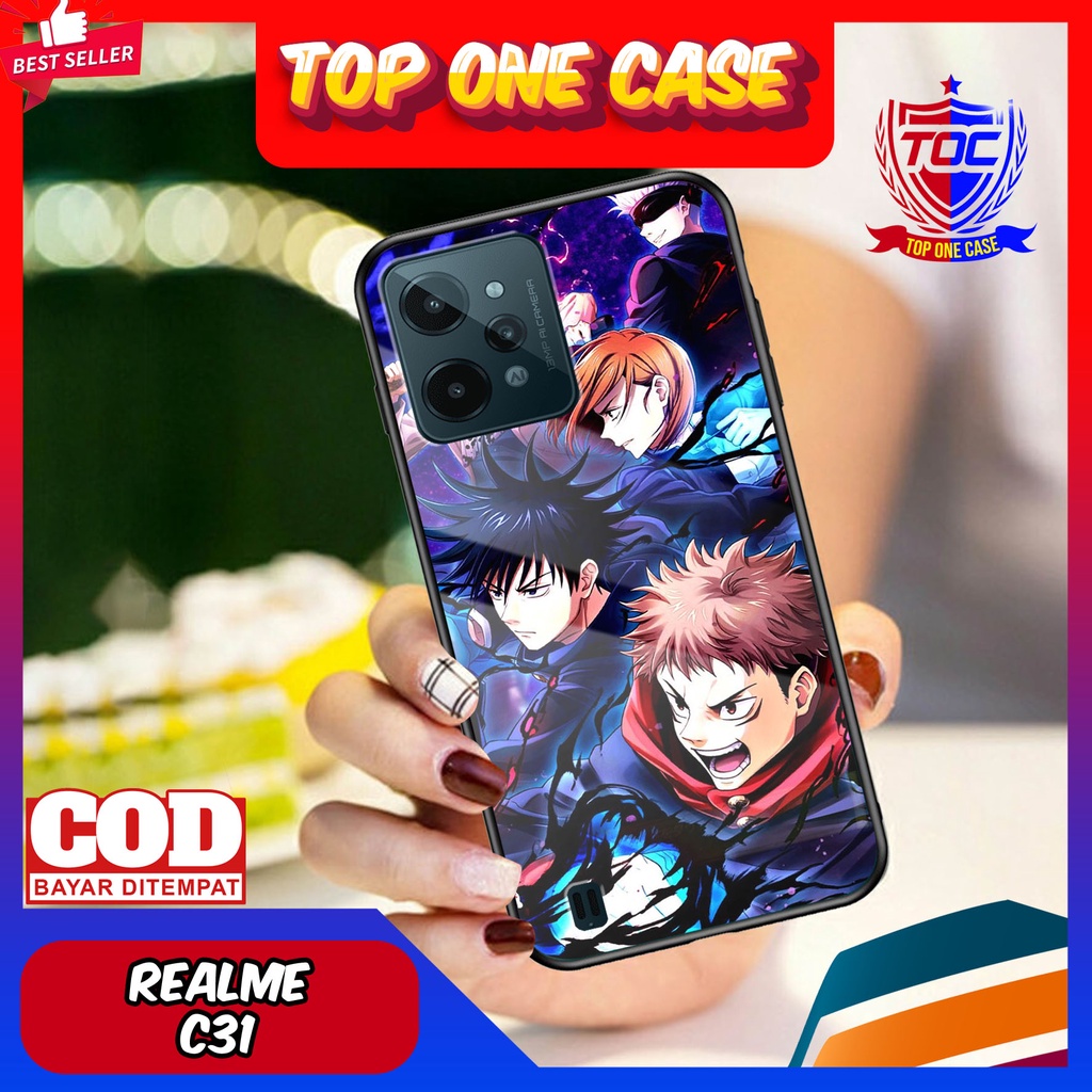 Case REALME C31 - Casing REALME C31 Terbaru 2021 TOP ONE CASE [  MOTIF ANIME ITDR ] Silikon REALME C