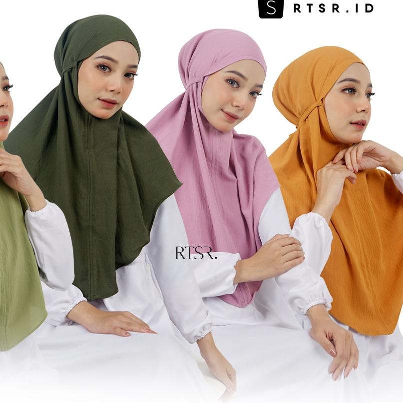 ▲ Irsya Bergo Crinkle / Jilbab Bergo Airflow Crinkle / Bergo Instan Airflow Premium ➬