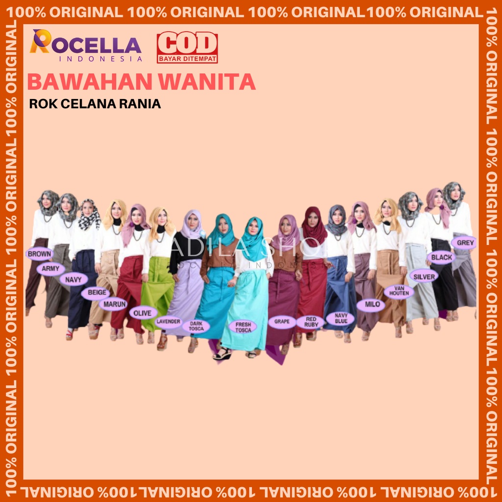 ROCELLA TRANDING - Rok Celana/Rocella/Rok Celana Kerja/Rocella Rania