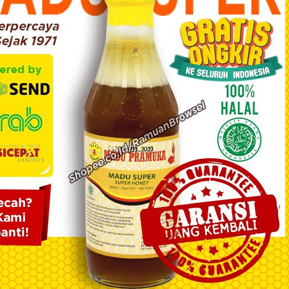 

♠ Super Pramuka 350ml ( + Pollen + Royal Jelly) Alami ☼