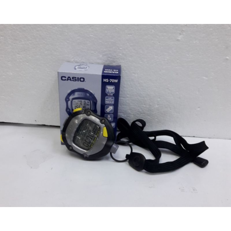 CASIO STOPWATCH HS 70W STOPWATCH CASIO ORIGINAL