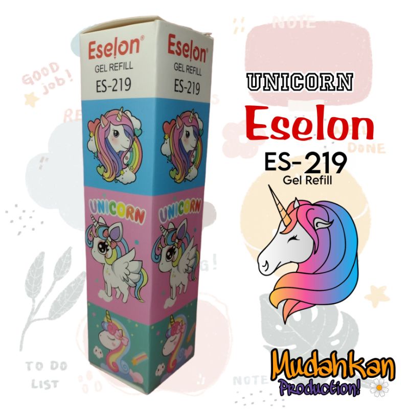 

ESELON ES-219 Refill Gel [ 1 Box isi 10 ] [ 1 Box isi 20 ] Pulpen Isi Ulang / Pulpen Gel / Pulpen Hitam