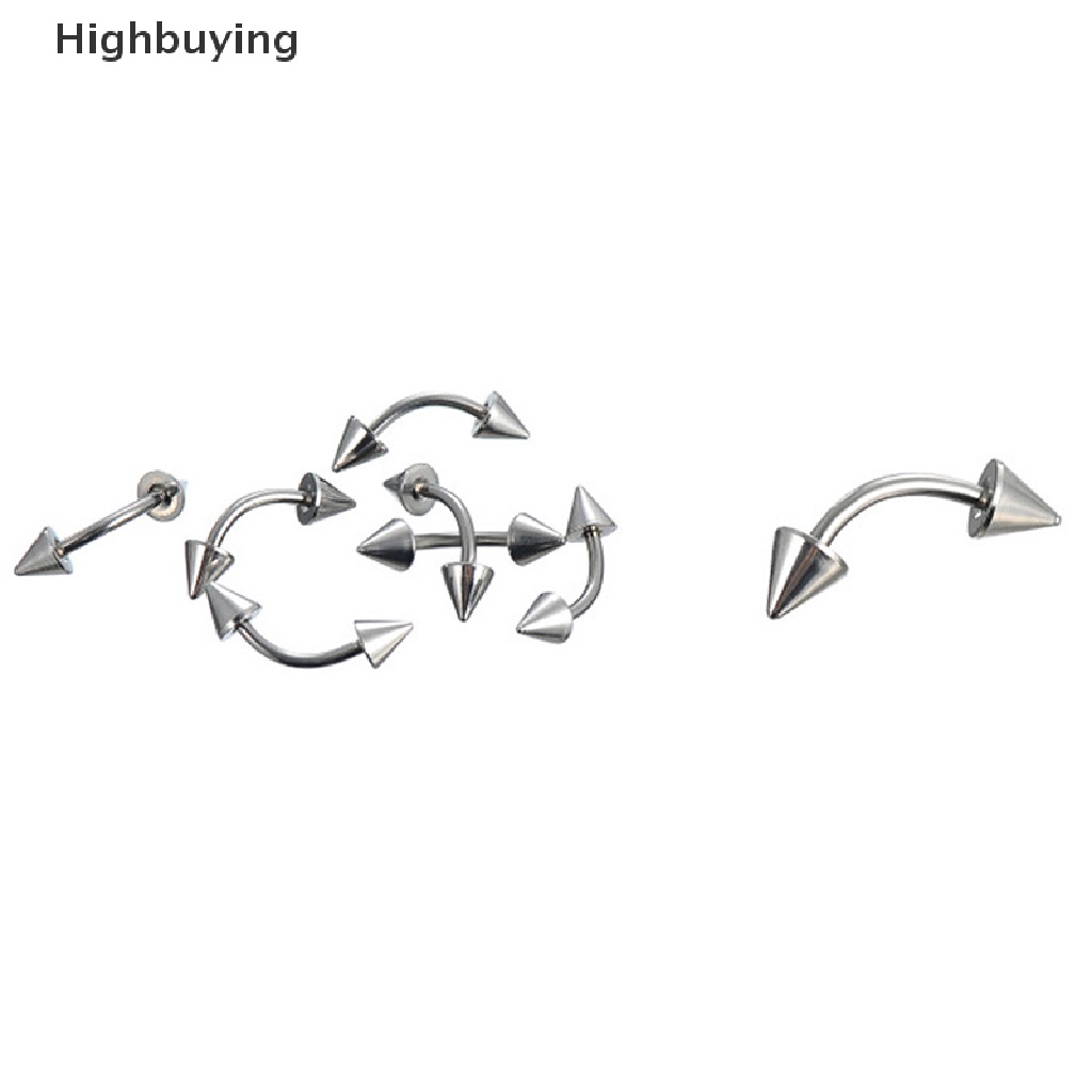 Hbid 66pcs Sexy Stainless Steel Lidah Nipple Bar Cincin Barbel Tubuh Perhiasan Glory