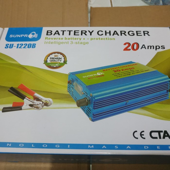CHARGER AKI MOBIL CAS AKI MOBIL SMART FAST CHARGER 20A