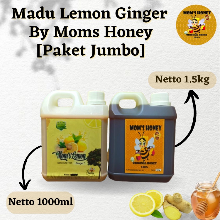 

Madu Plus Lemon Ginger Asli Paket Jumbo By Moms Honey Meredakan Flu Dan Batuk