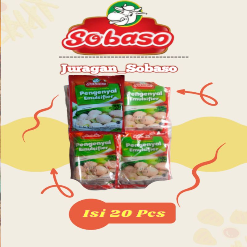

Sobaso pengenyal bakso emulsifier 32 gram 1 pack