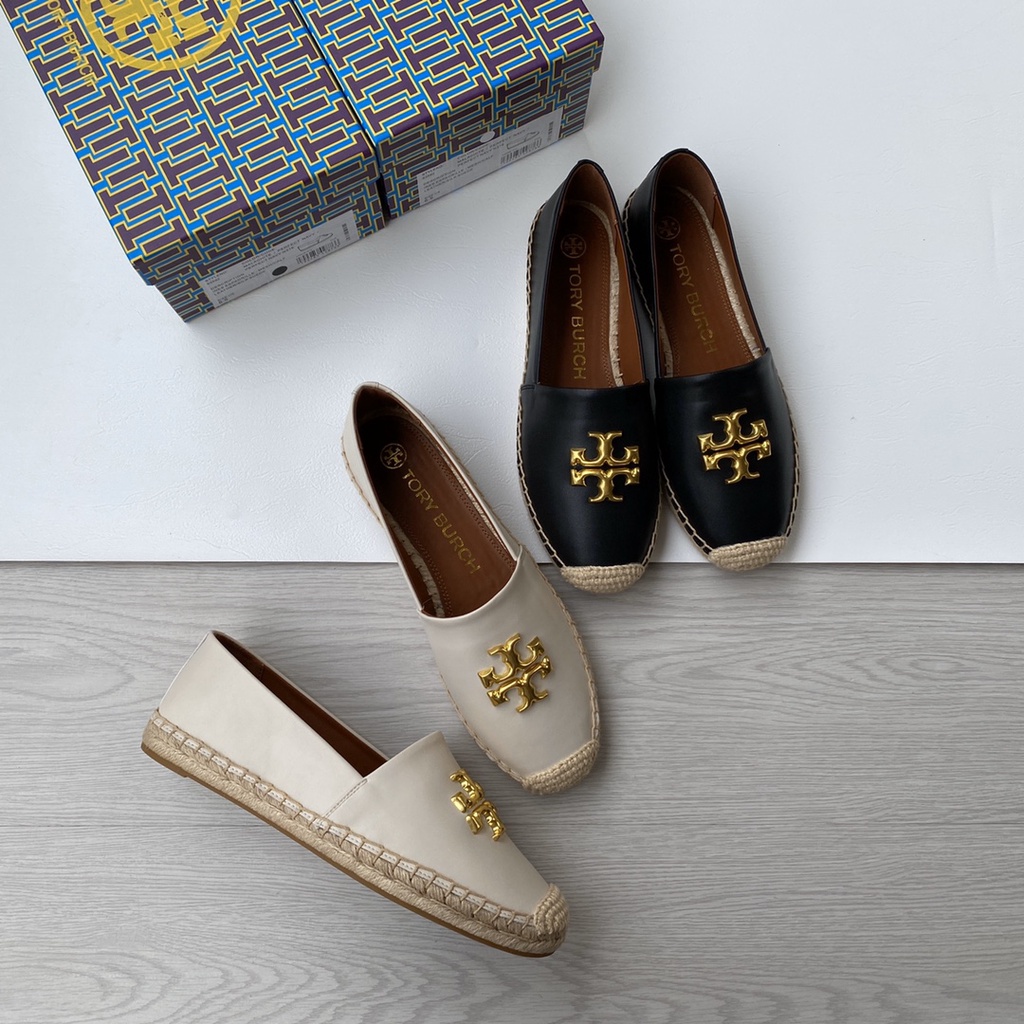 Tory Burch nelayan sepatu flat sepatu wanita