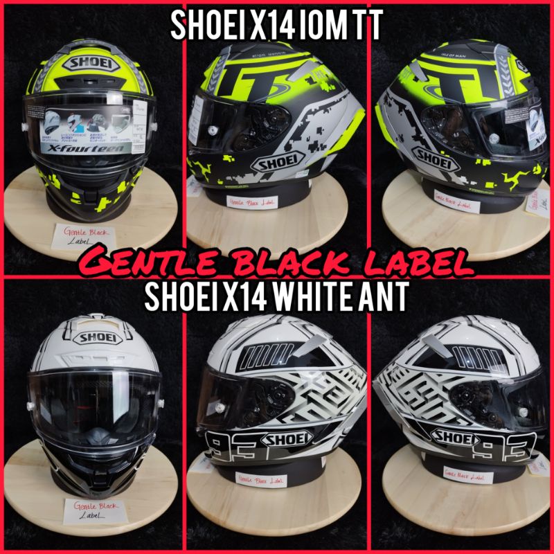 CLONE SHOEI X14 1:1 White ant Fullface iom tt