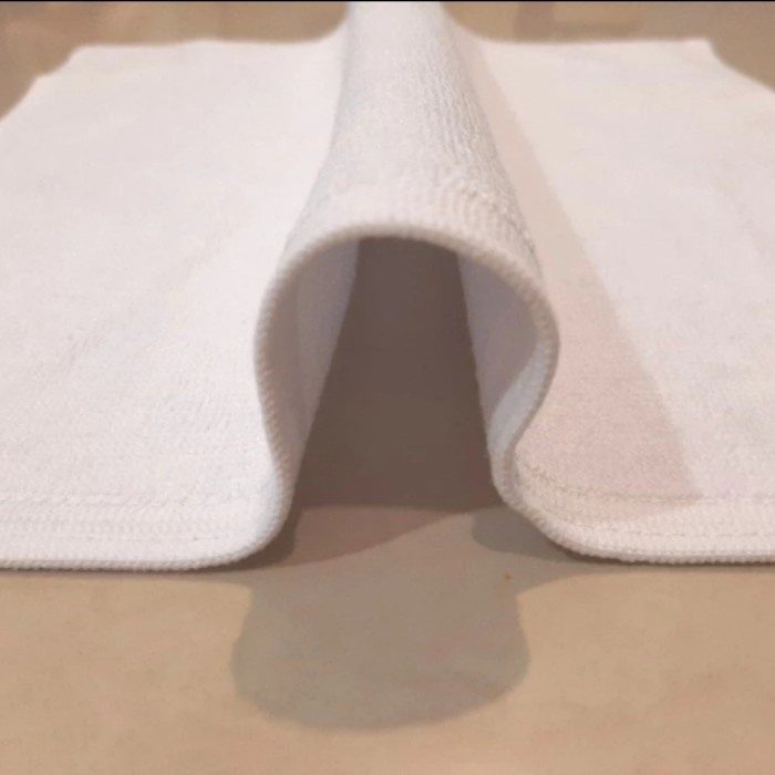 Handuk Sapu Tangan 5 Stars Hotel Putih Polos 30 x 30 CM Premium