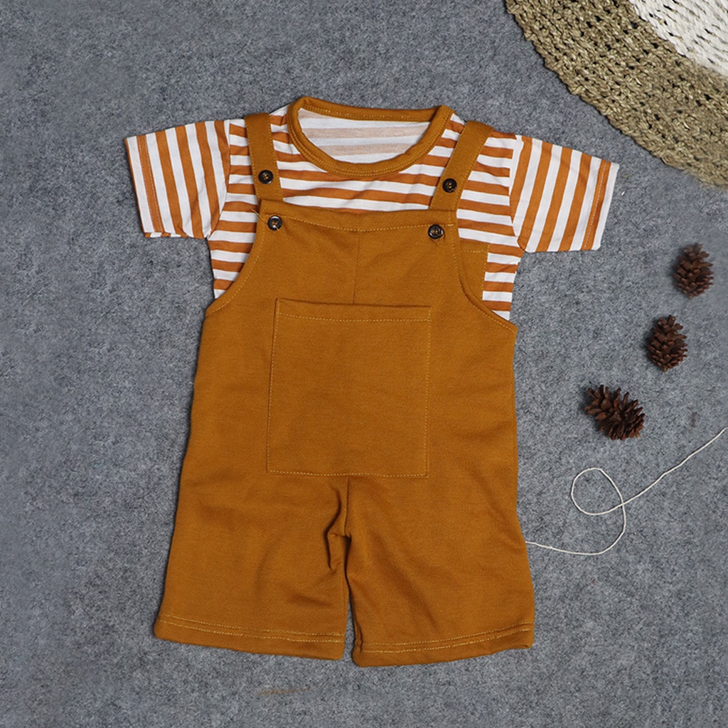 Promo Rafa Overall Setelan Jumpsuit Anak Laki Laki dan Perempuan Umur 1 - 4 Tahun