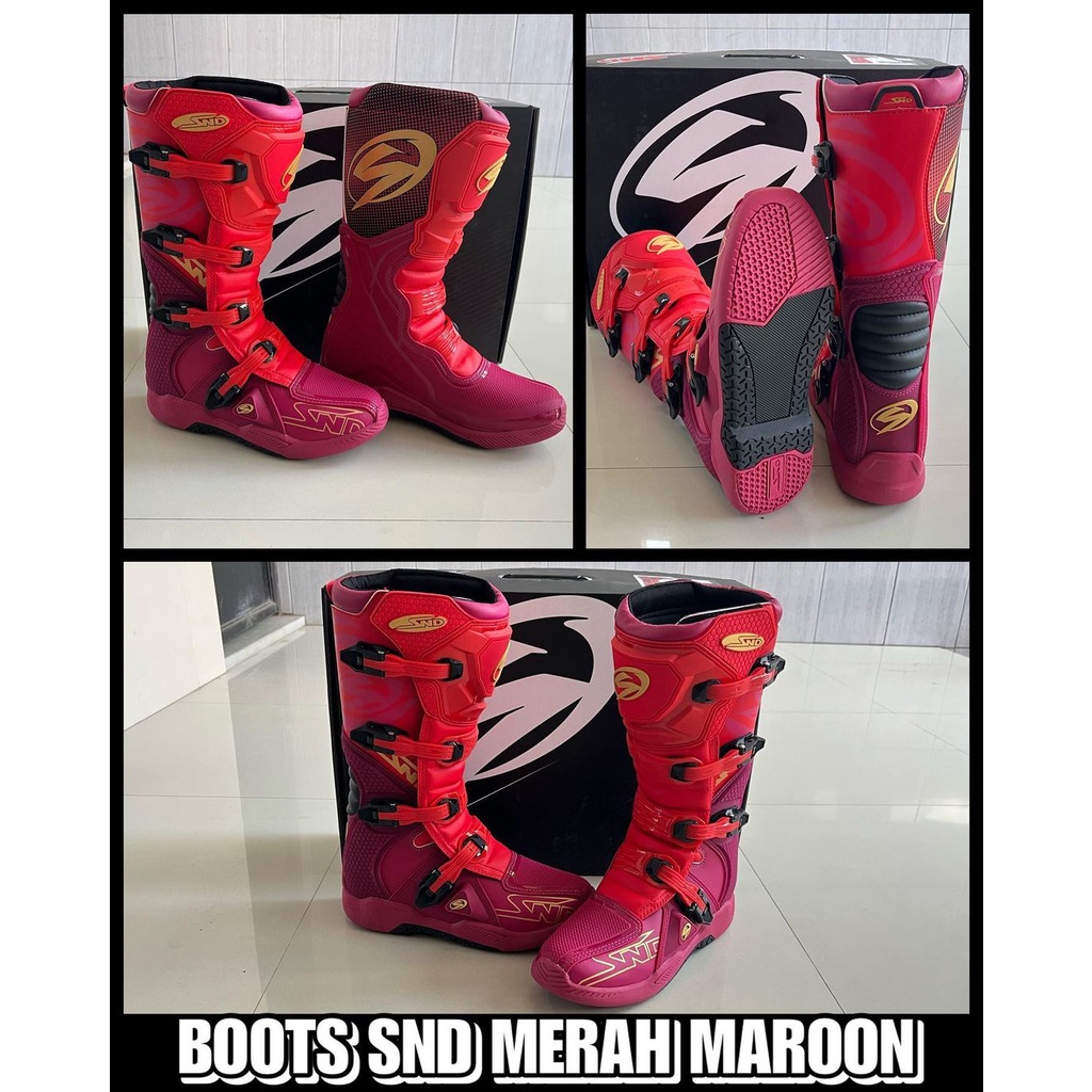 SEPATU SND MERAH SEPATU CROSS TRAIL SND NEW