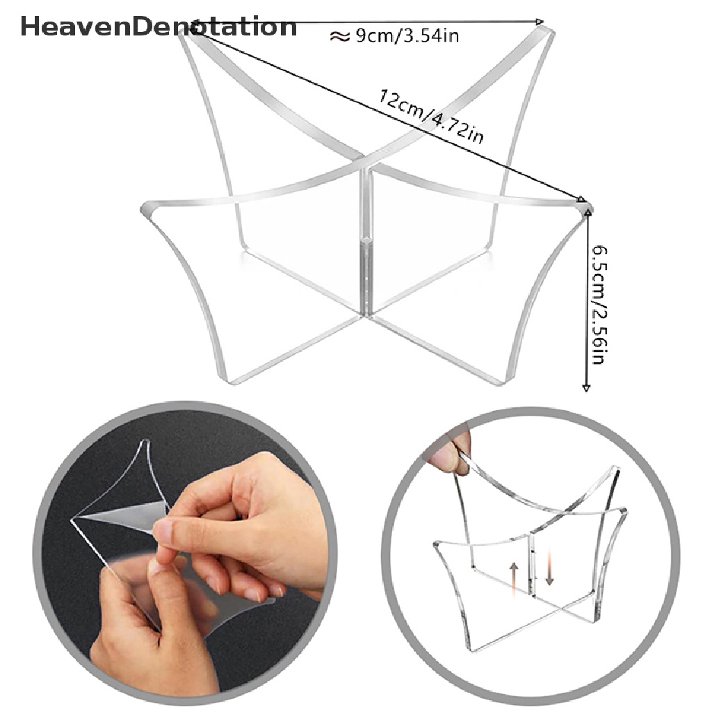 [HeavenDenotation] New Akrilik Display Stand Bowling Rugby Basket Sepak Bola Holder HDV