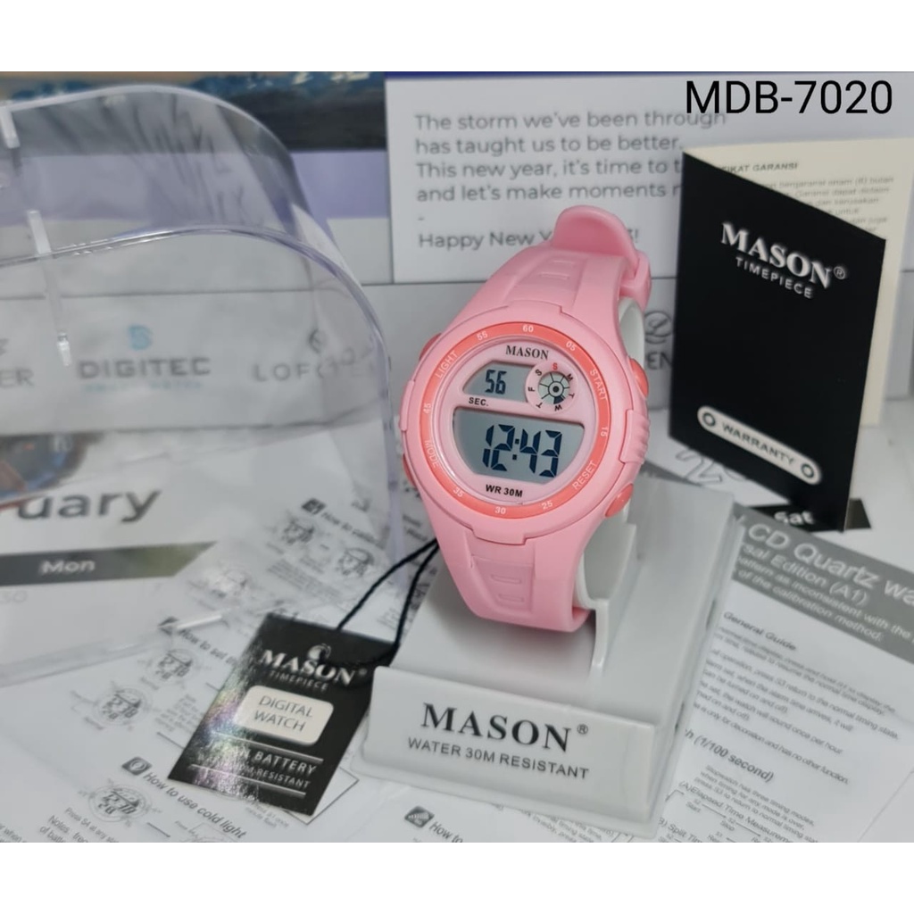 Jam Tangan Pria dan Wanita  Mason 7020 Original