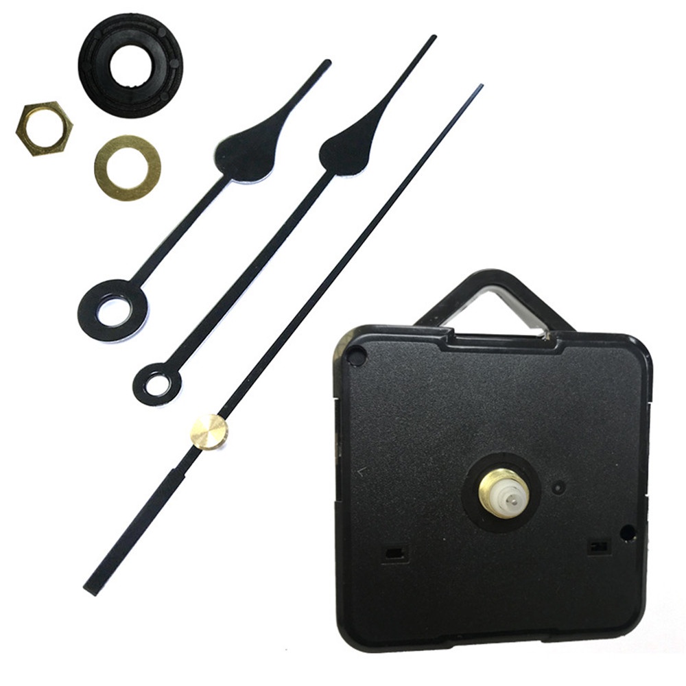 Jam Quartz Dinding Senyap Perangkat Pengganti Cardioid Long Pointer Parts Set