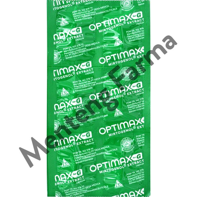 Optimax For g 6 Kapsul - Vitamin dan Suplemen Mata