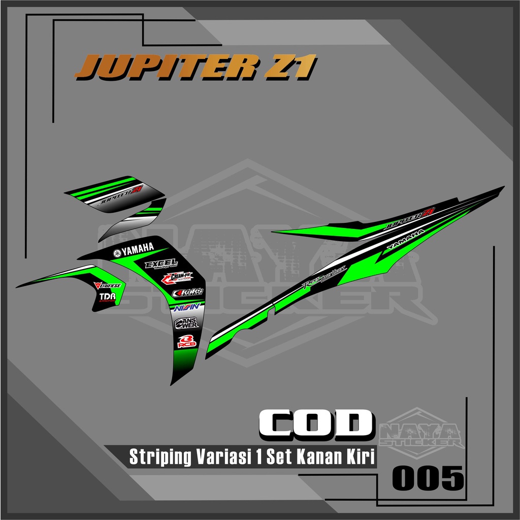 Sticker Striping List Variasi Jupiter Z1 - Striping Variasi Jupiter Z1