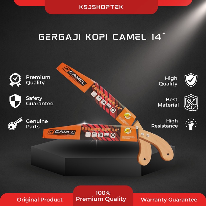 Gergaji Kopi Camel 14 Gergaji Ranting Dahan Bagus Tangan Prunning Saw