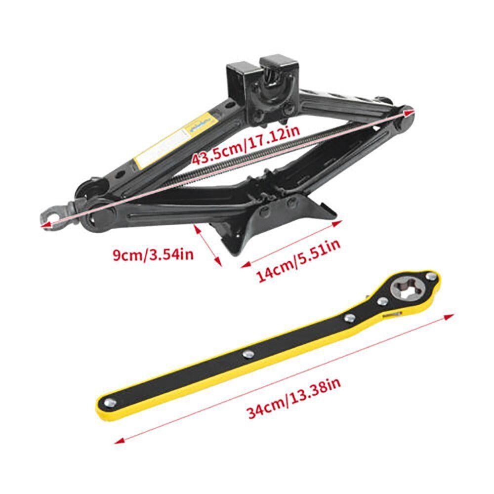 POPULAR Dongkrak Mobil 2.5 Ton Alat Perbaikan Hemat Tenaga Kerja Scissor Jack