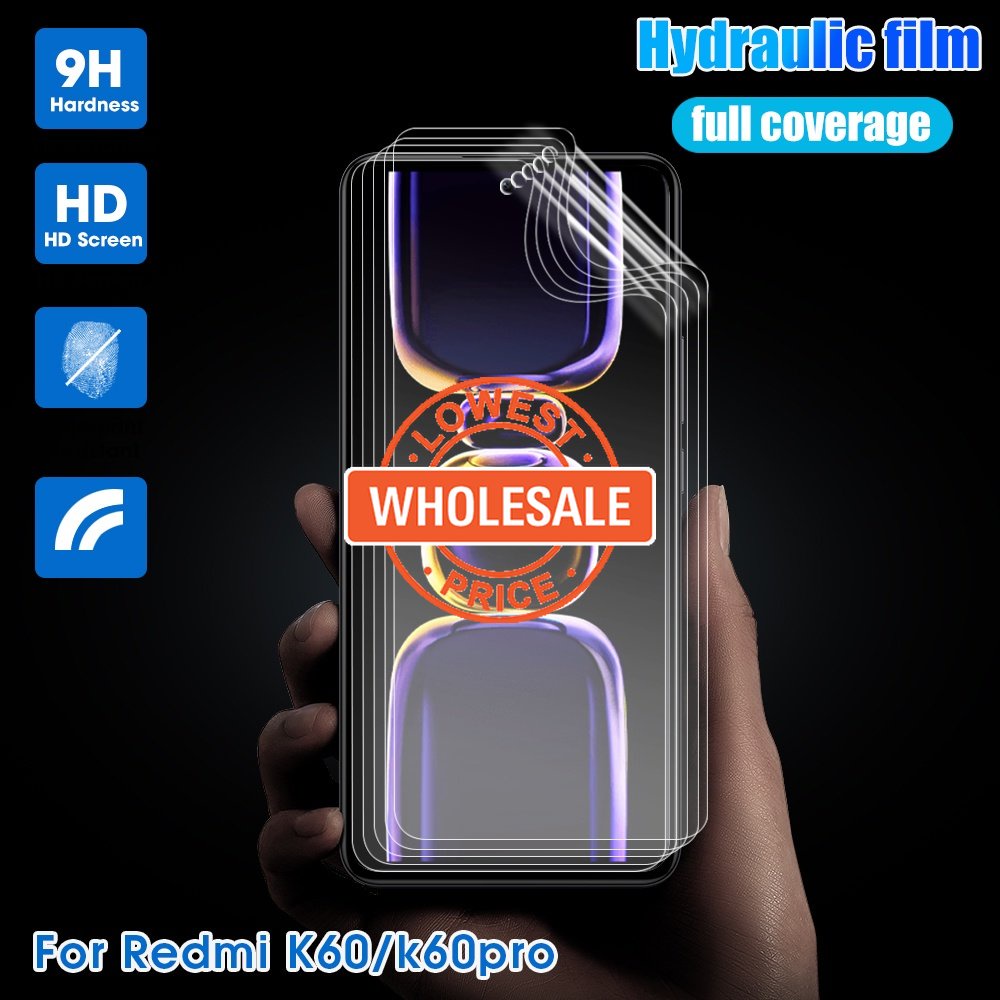 [Harga Grosir] High Definition Hydrated Film Cocok Untuk Mi K60/K60 Pro/K60E/Pelindung Layar/Film Ponsel XiaoMi Anti Gores Layar Penuh