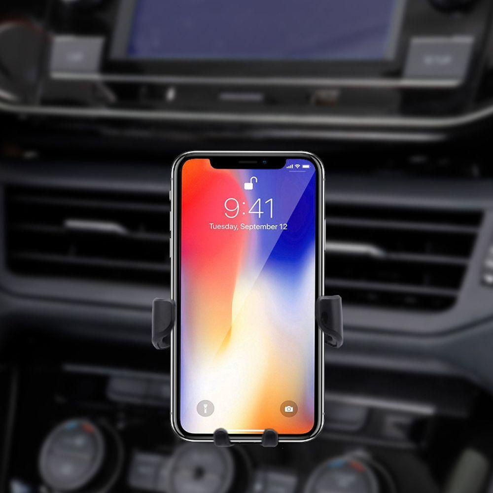 Lanfy Gravity Car Phone Holder Portable Facetime Aksesoris Mobil Perlengkapan Mobil Klip Ventilasi Udara Ponsel Holder Car Air Vent Clip Car Phone Bracket