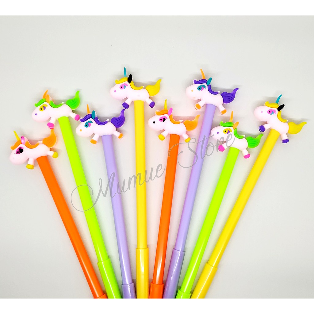 

Terlaris ✨ -PULPEN BERKARAKTER AGNES UNI 12PCS /gel pen / Ink gel pen- 2.2.23