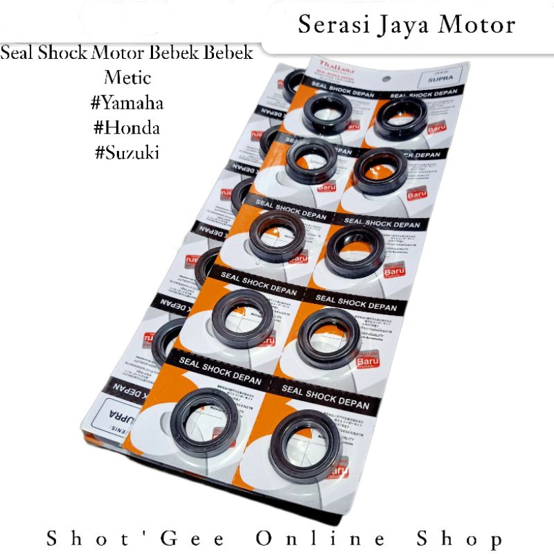 HARGA 1PCS/1BIJI SEAL SHOCK DEPAN GRAND/SUPRA/BLADE/REVO/SMASH/VARIO/BEAT/SCOOPY/MIO/M3/MIO J/SOUL