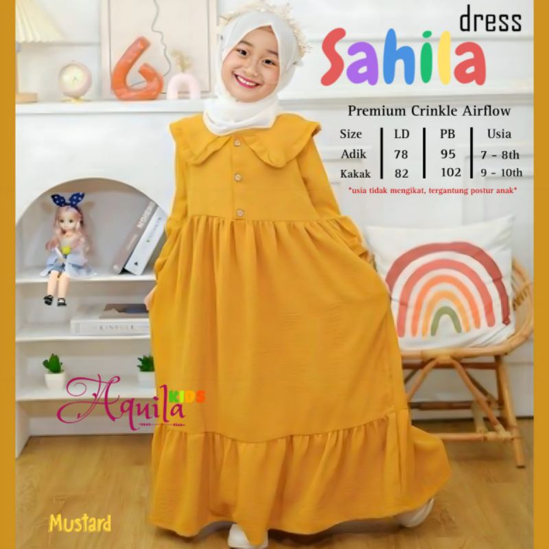 Sahila Dress Kids By Aquila