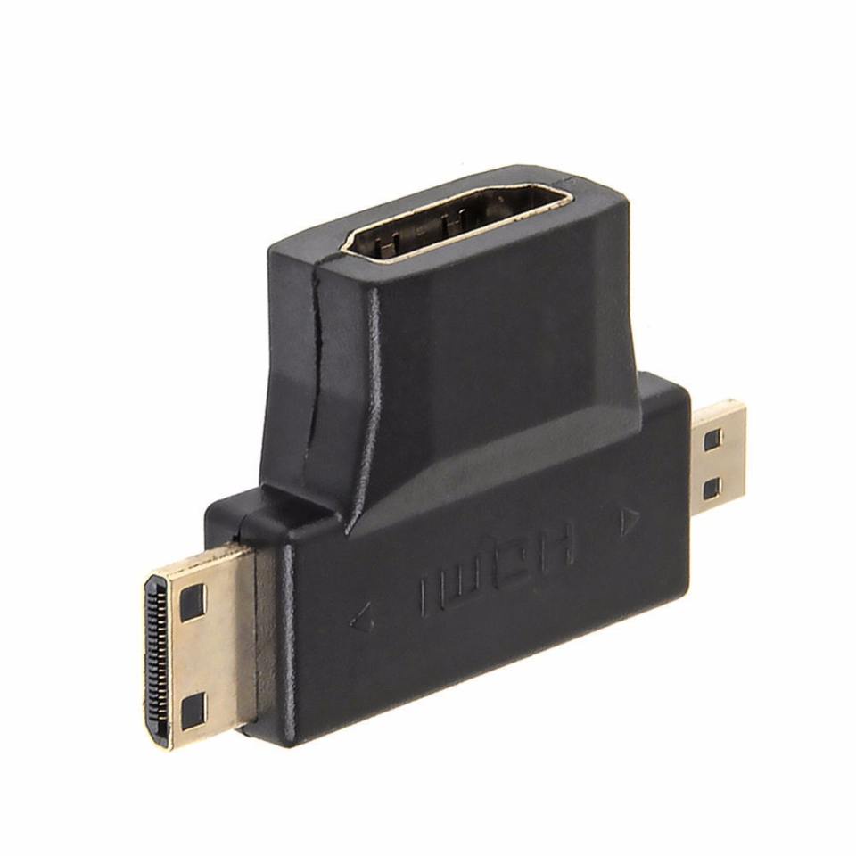 Adapter Mini Micro HDMI Male to HDMI Female High Quality