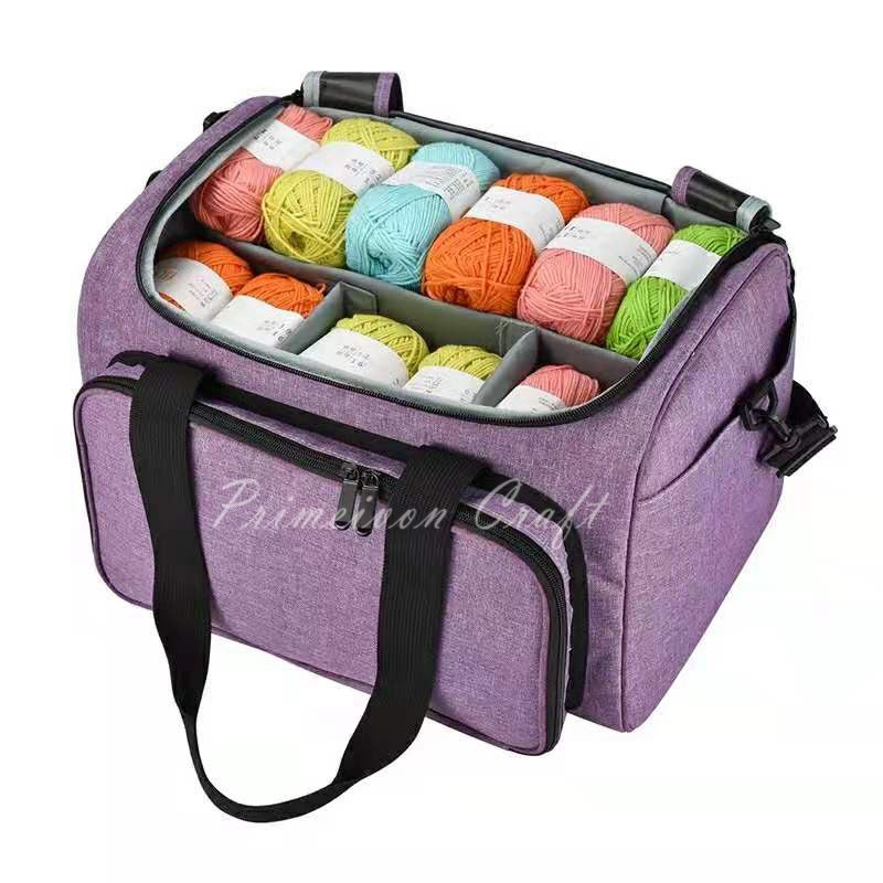 Tas perlengkapan rajut/ Yarn organizer bag/ storage bag T227