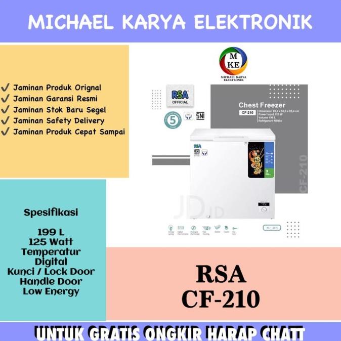 Chest freezer 199L RSA Cf210 Cooler Box 199L Cf 210 RSA CF210 Freezer