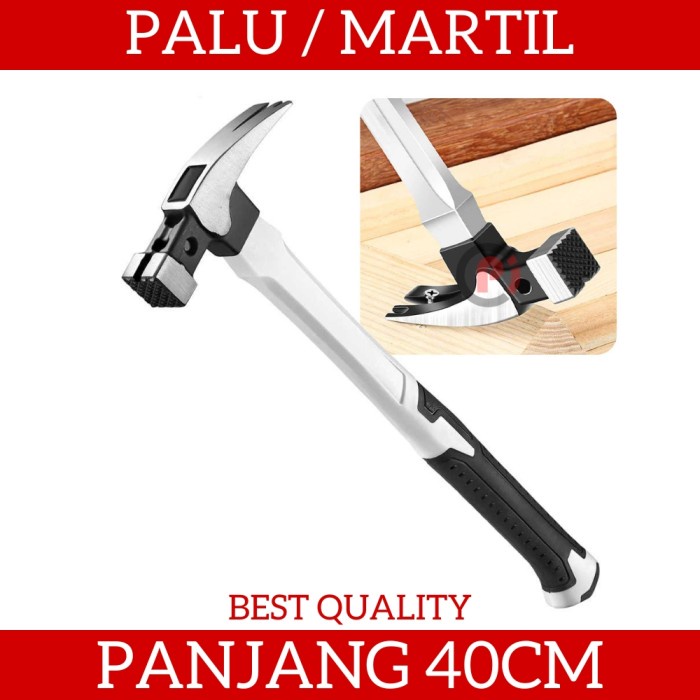 Palu Kambing 40cm Martil Claw Hammer Magnetic Square Head Y5130