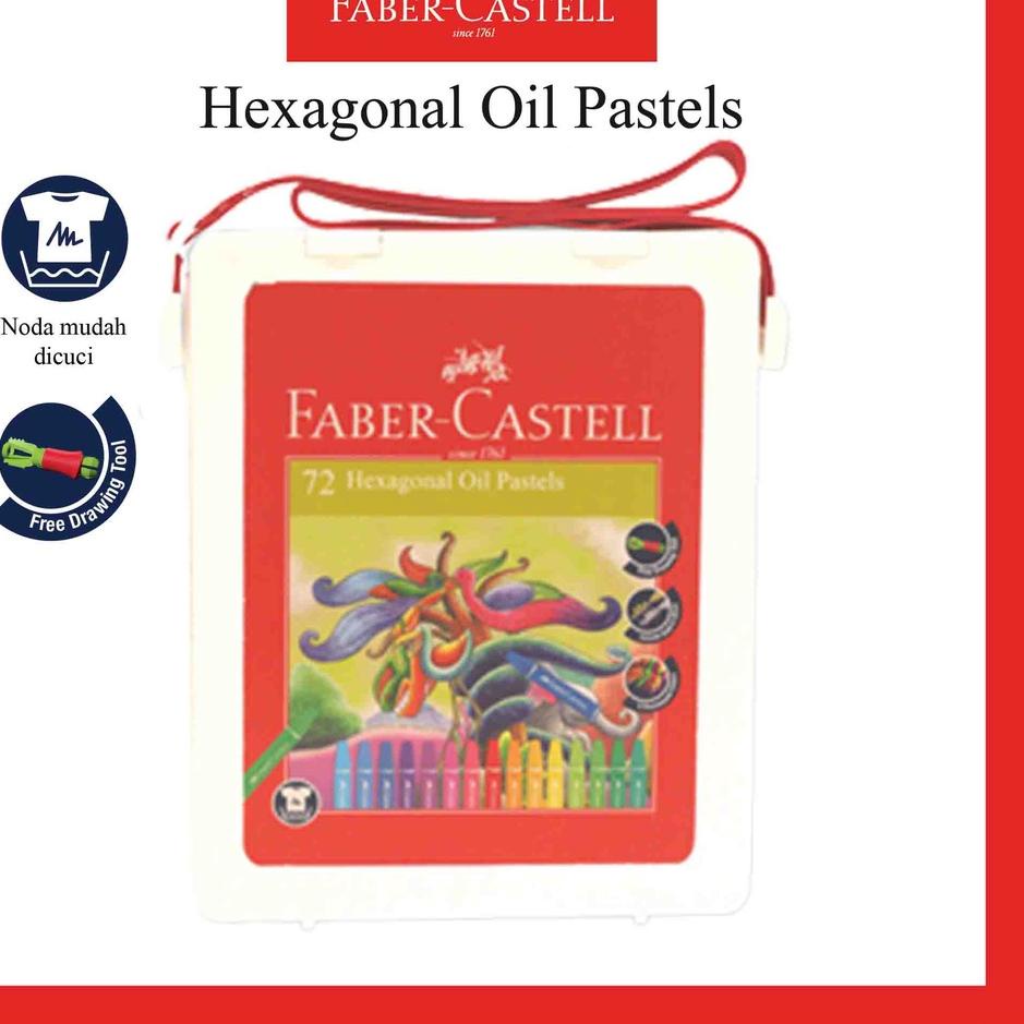 

Dijamin Hemat Crayon Faber Castell Hexagonal Oil Pastel 72 Warna Original Krayon
