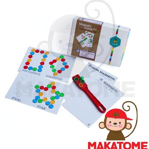 HIGH QUALITY - Magnetic Wand + Chip + Free Worksheet Mainan Edukasi magnet coin