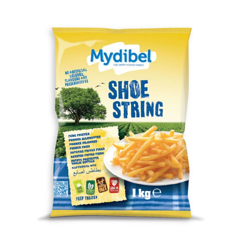 Kentang Goreng Mydibel french fries mydible kentang beku frozen food kentang goreng shoe string mydi