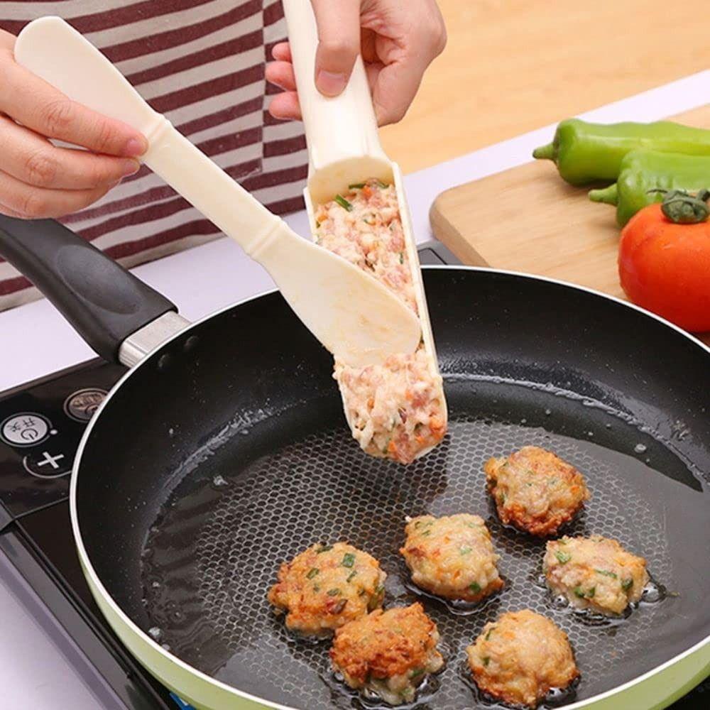 Solighter Pembuat Bakso Kreatif Baru Untuk Menjerat Nasi Bola Kue Pops Alat Masak Pembuat Bakso Anti Lengket Dengan Sekop Pemotong